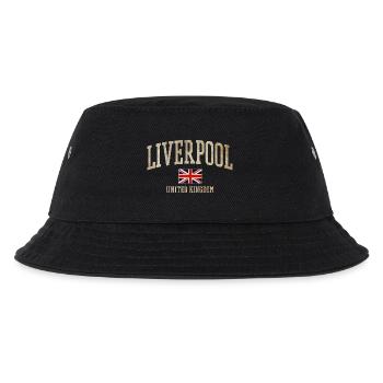 T-shirt emblème vintage Liverpool UK - Bob Enfant - noir - Devant