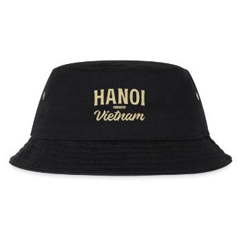 Hanoi Vietnam City of Peace Vintage - Kinder Bucket Hat - Schwarz - Vorne