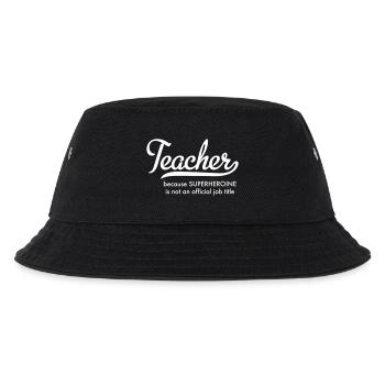 Lehrerin - Kinder Bucket Hat - Schwarz - Vorne