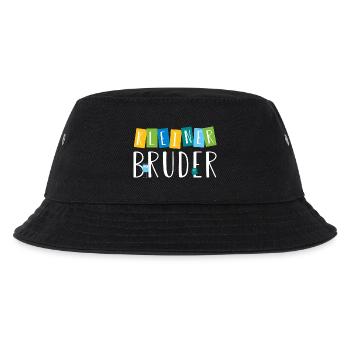 kleiner Bruder - süße Monster - Kinder Bucket Hat - Schwarz - Vorne
