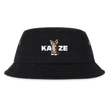 Katze - Für alle die Katzen lieben und das Ze - Kinder Bucket Hat - Schwarz - Vorne