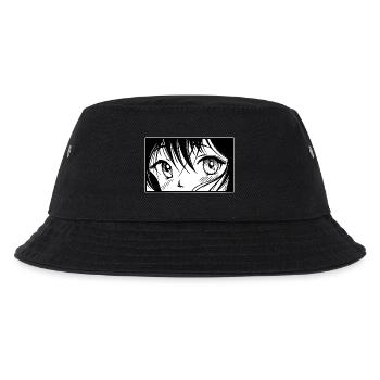 Comic Anime Manga Japanese Cartoon Animation - Kids’ Bucket Hat - black - Front