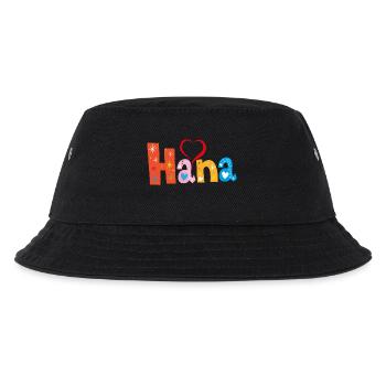 Nom Hana personnalisé - Bob Enfant - noir - Devant