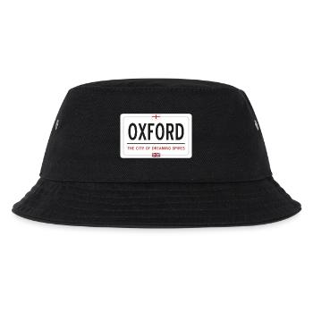 Ortsschild von Oxford - Kinder Bucket Hat - Schwarz - Vorne