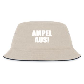 Ampel aus - Kinder Bucket Hat - Natur/Navy - Vorne