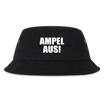 Ampel aus - Kinder Bucket Hat - Schwarz - Vorne