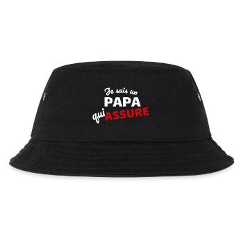 Je suis un papa qui assure - Bob Enfant - noir - Devant