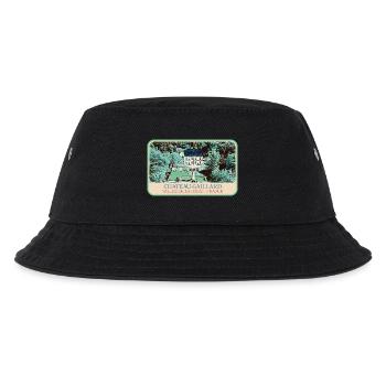 Illustration Château-Gaillard, Loire-Tal - Kinder Bucket Hat - Schwarz - Vorne