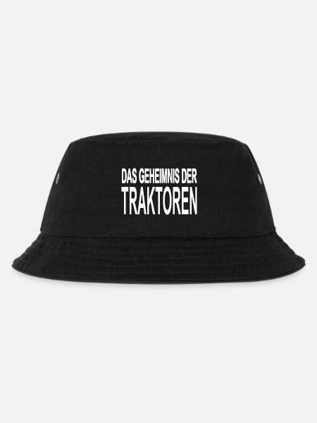 Traktor - Kinder Bucket Hat - Schwarz