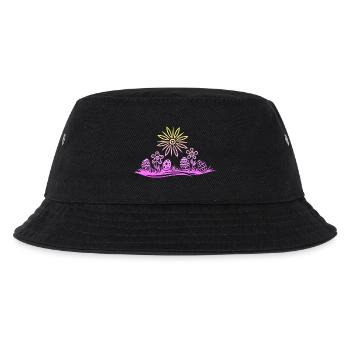 Easter Easter Eggs in the Grass - Kids’ Bucket Hat - black - Front