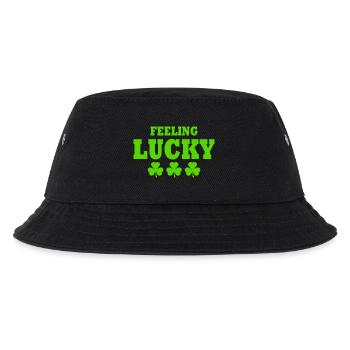 feeling lucky - Kids’ Bucket Hat - black - Front