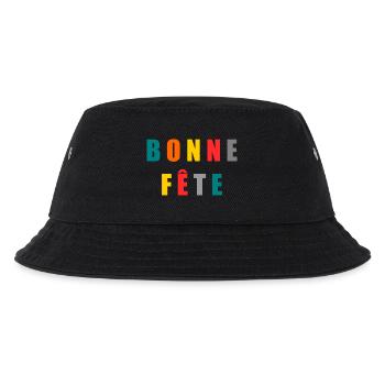 MUTTERTAG. ALLES GUTE ZUM GEBURTSTAG - Kinder Bucket Hat - Schwarz - Vorne
