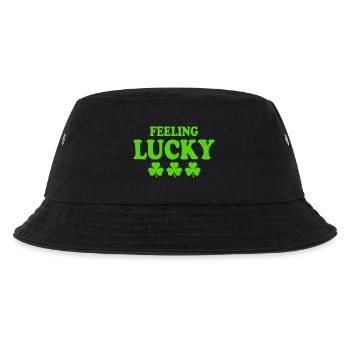 feeling lucky - Kinder Bucket Hat - Schwarz - Vorne