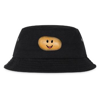 Kartoffel Gemüse Kartoffeln - Kinder Bucket Hat - Schwarz - Vorne