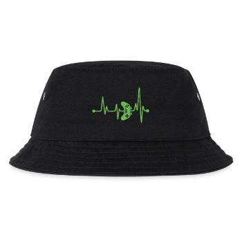 Herzschlag Spiele - Kinder Bucket Hat - Schwarz - Vorne