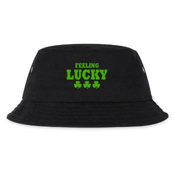 feeling lucky - Kids’ Bucket Hat - black - Front