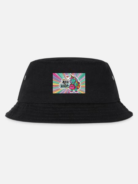 Back to school - Kids’ Bucket Hat - black