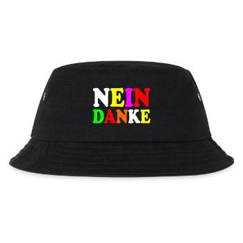 No thank you - Kids’ Bucket Hat - black - Front