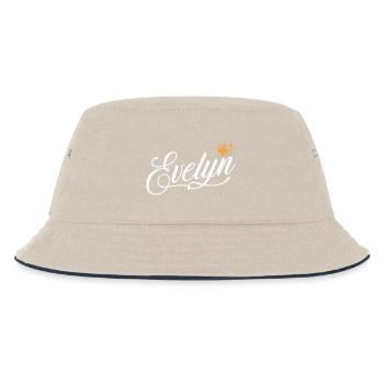 Evelyn Nom personnalisé pour femmes enfants bambins - - Bob Enfant - blanc cassé/bleu marine - Devant