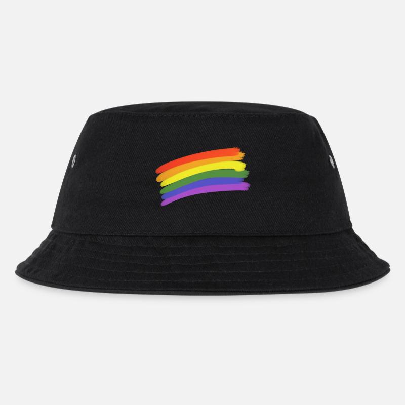 LGBTQ - Kinder Bucket Hat - Schwarz