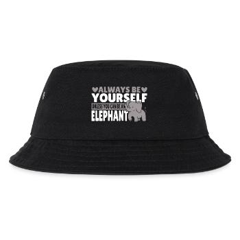 Sei immer du selbst, es sei denn, du kannst ein - Kinder Bucket Hat - Schwarz - Vorne