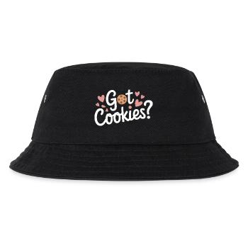 Cookies Cookie Keks Kekse Schokolade - Kinder Bucket Hat - Schwarz - Vorne