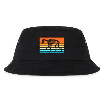 Sabre-toothed tiger - Kids’ Bucket Hat - black - Front