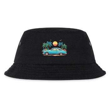 summer vibes - Kinder Bucket Hat - Schwarz - Vorne
