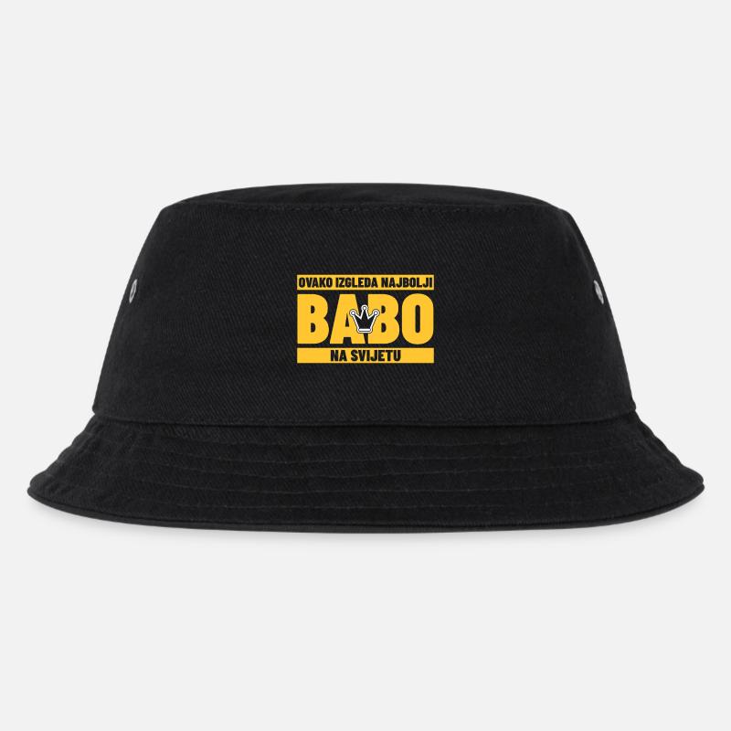BABO - Kinder Bucket Hat - Schwarz