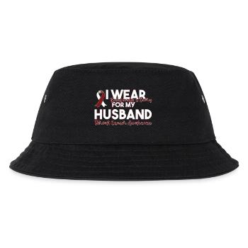 Throat cancer - Kids’ Bucket Hat - black - Front