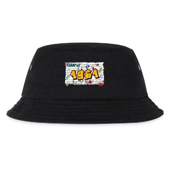 Timeless 1961 Graffiti – 64 Jahre urbane Coolness - Kinder Bucket Hat - Schwarz - Vorne