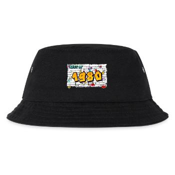 Best of 1980 Graffiti – 45 Years of Grunge Spirit - Kids’ Bucket Hat - black - Front