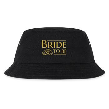 Braut Hochzeit Verlobte - Kinder Bucket Hat - Schwarz - Vorne
