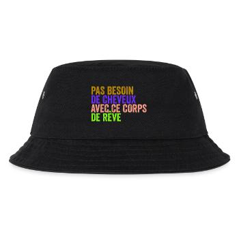 Pas besoin de cheveux avec ce corps de rêve - Bob Enfant - noir - Devant