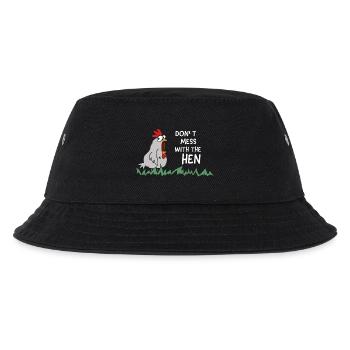 dont mess with the hen chicken - Kinder Bucket Hat - Schwarz - Vorne
