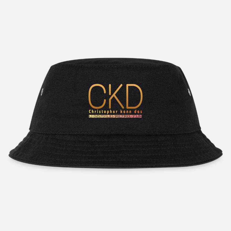Christopher kann das  - Kinder Bucket Hat - Schwarz