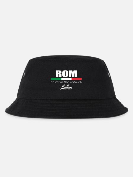 Rom - Kinder Bucket Hat - Schwarz