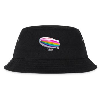 Rainbow Zeppelin Print - Kids’ Bucket Hat - black - Front