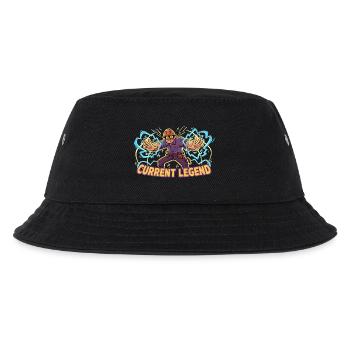 Kraftheld Elektriker Current Legend - Kinder Bucket Hat - Schwarz - Vorne