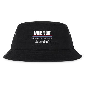 Amersfoort - Kinder Bucket Hat - Schwarz - Vorne