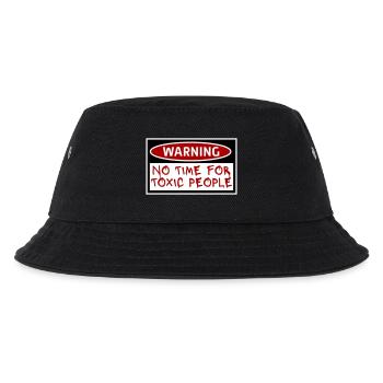 No Time Toxic People Boundaries Self Care Saying - Kids’ Bucket Hat - black - Front
