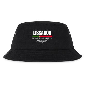 Lissabon - Kinder Bucket Hat - Schwarz - Vorne