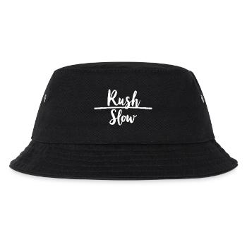 Rush Slow Hektik vs Gelassenheit - Kinder Bucket Hat - Schwarz - Vorne