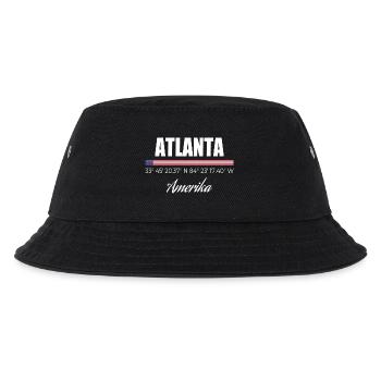 Atlanta - Kinder Bucket Hat - Schwarz - Vorne