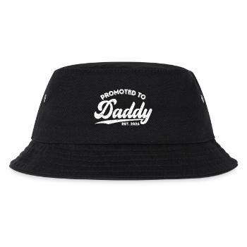 Befördert zum Daddy 2026 Baby-Ankündigung neuer Papa - Kinder Bucket Hat - Schwarz - Vorne