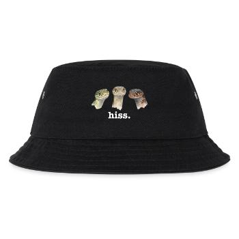 Snake Funny Snake Lover Lusti - Kids’ Bucket Hat - black - Front