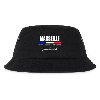 Marseille - Kinder Bucket Hat - Schwarz - Vorne