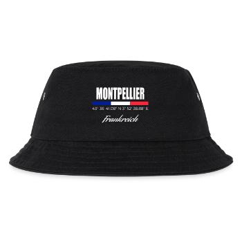 Montpellier - Kinder Bucket Hat - Schwarz - Vorne