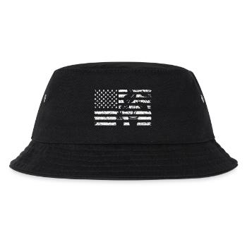 Amerikanischer Patriot Pflanzenliebhaber - Kinder Bucket Hat - Schwarz - Vorne