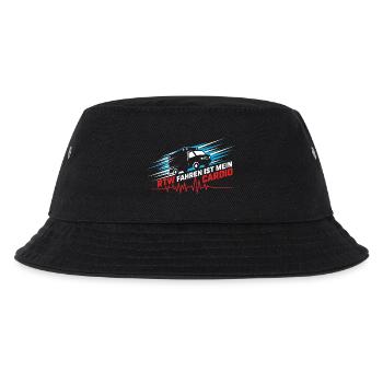 RTW Ambulanz Rettungswagen Rettungsdienst Sanität - Kinder Bucket Hat - Schwarz - Vorne